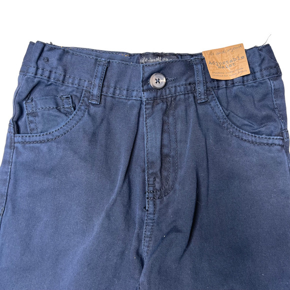 New Life and Legend Toddler Boys Navy Blue Denim Pants Adjustable Waist Size 2 - Picture 3 of 14